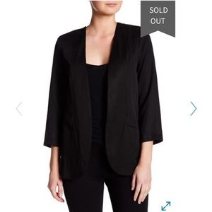 HARLOWE & GRAHAM open front blazer